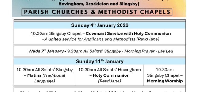 January 2026 Shared Ministry